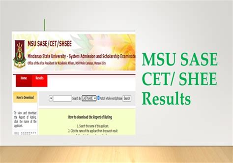 msu sase result 2024-2025